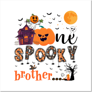 One Spooky brother Halloween October 31 Posters and Art